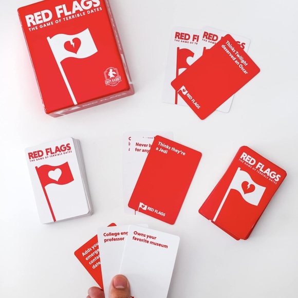 Red Flags the game of terrible dates by Grim Rabbit 3-20 players card game New - Picture 6 of 7